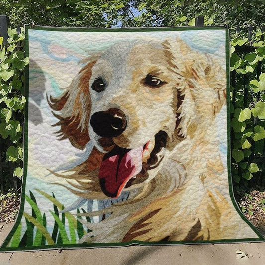 Golden Retriever TN270619 Quilt Blanket