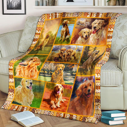 Golden CL170837MD Sherpa Fleece Blanket
