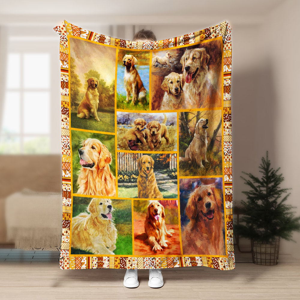 Golden CL170837MD Sherpa Fleece Blanket