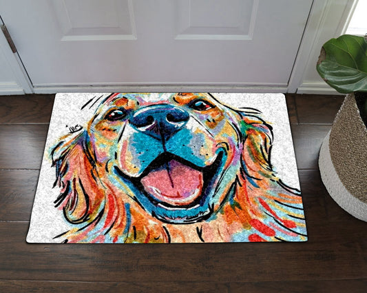 Golden Retriever CL270833MDD Non-slip Door mats