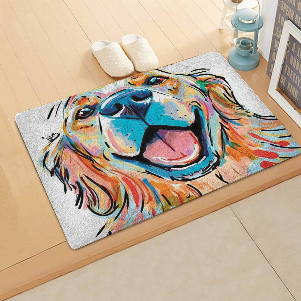 Golden Retriever CL270833MDD Non-slip Door mats