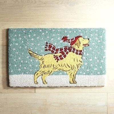 Golden Retriever CLM190929D Non-slip Door mats