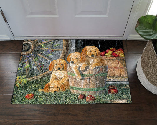 Golden Retriever ML01110112D Non-slip Door mats
