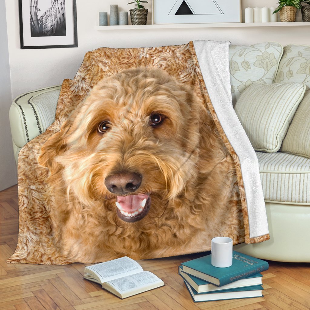 Goldendoodle CLM1710109S Sherpa Fleece Blanket