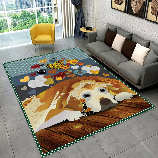 Golden retriever HM2907050 Rug