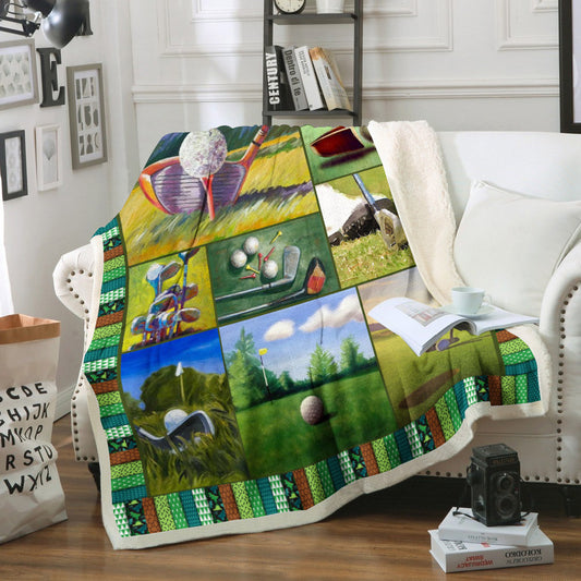 Golf CL02110696MDF Sherpa Fleece Blanket