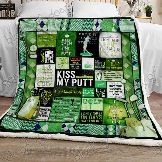 Golf CL280972MDF Sherpa Fleece Blanket
