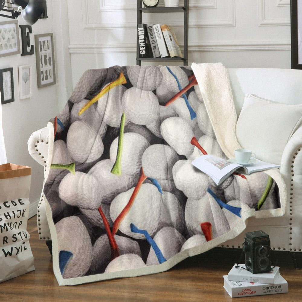 Golf HM0709079TM Sherpa Fleece Blanket