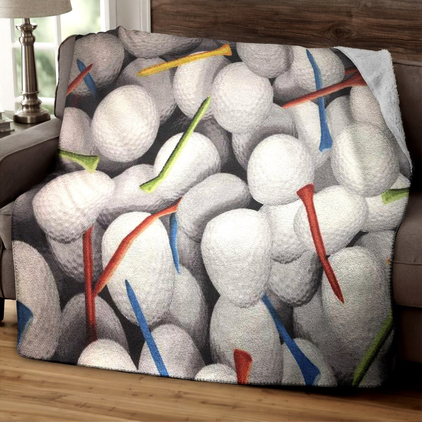 Golf HM0709079TM Sherpa Fleece Blanket