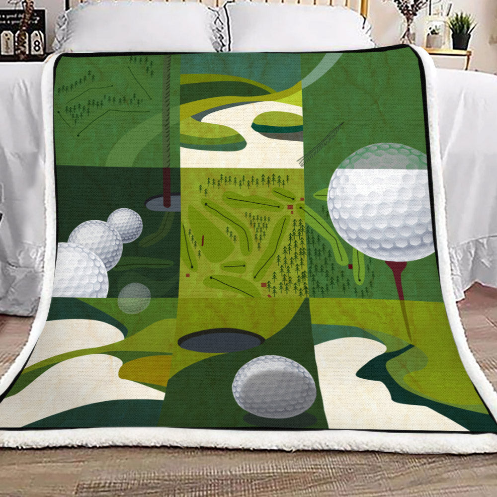 Golf YH3110311F Sherpa Fleece Blanket