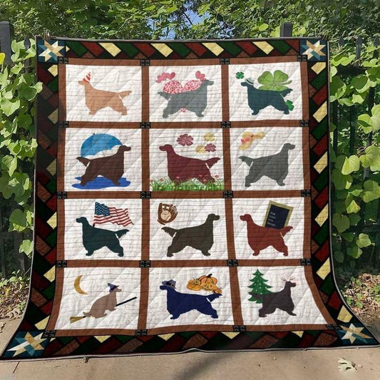 Gordon Setter TL300517 Quilt Blanket