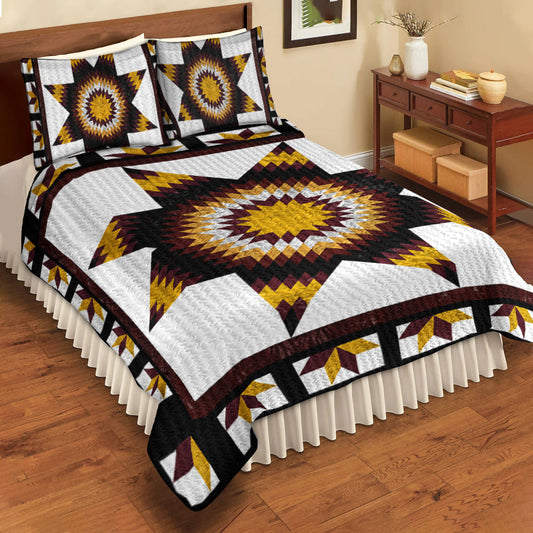 Gorgeous Native American Lone Star Quilt Bedding Set TN240506D