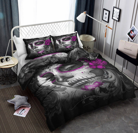 Gothic Skull Woman Flower CLA22100522B Bedding Sets