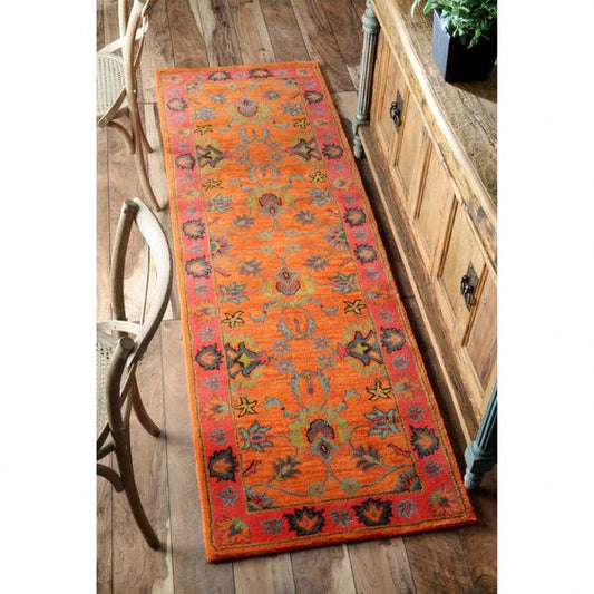Gracewood Hollow Calvin Handmade Overdyed Traditional Wool CLA1110090RR Runner Rug