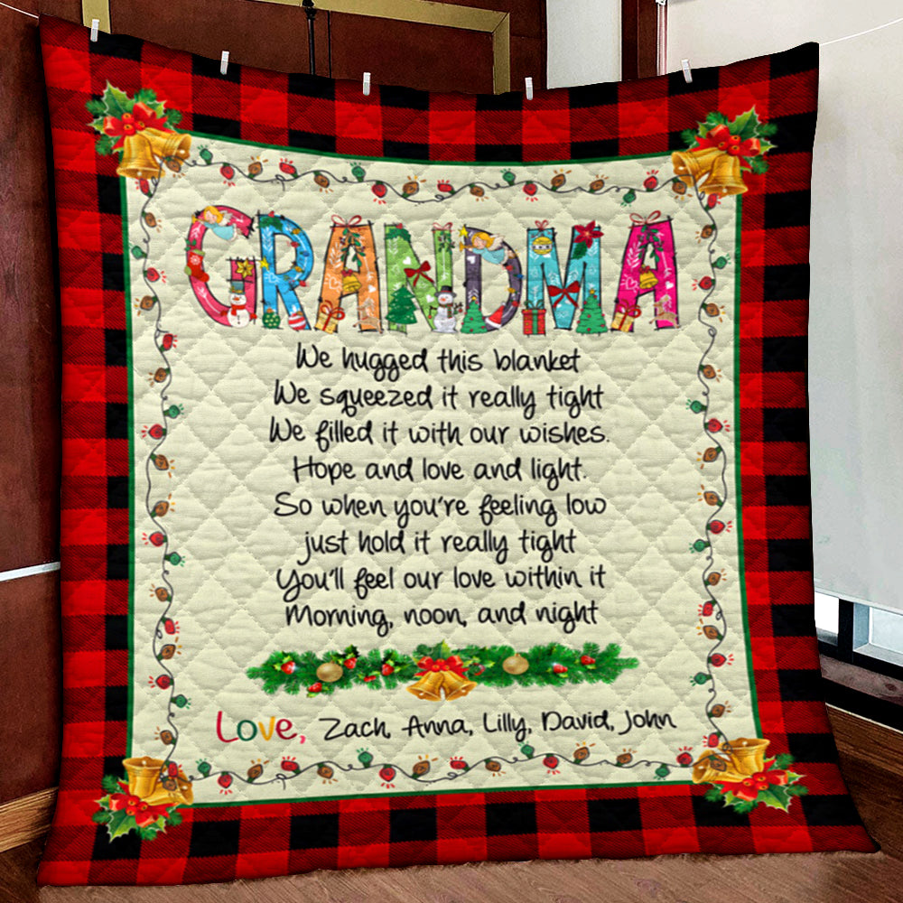 Grandma Christmas Quilt Blanket MN031105