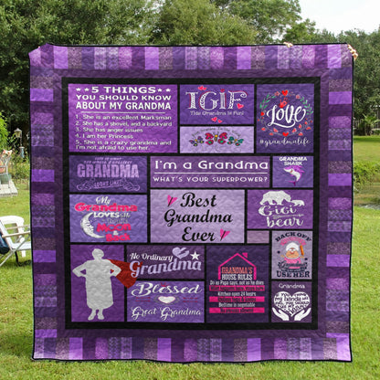 Grandma TD2809569 Quilt Blanket