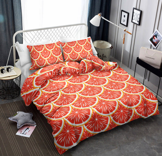 Grapefruit Pattern Print Design CLA19101106B Bedding Sets