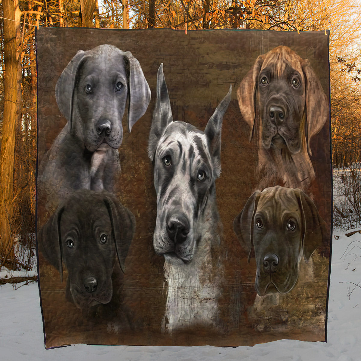 Great Dane CL18110971MDQ Quilt Blanket