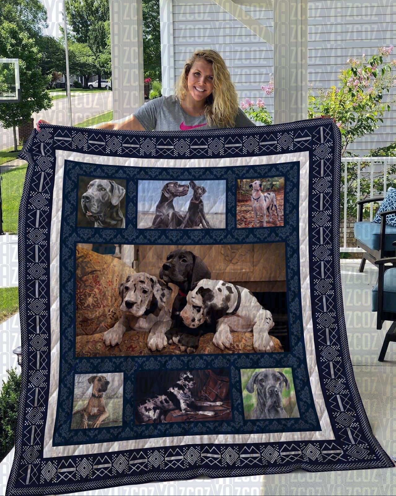 Great Dane CL20110209MDQ Quilt Blanket