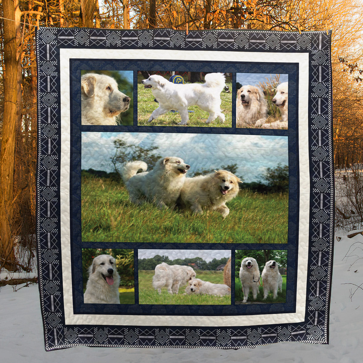 Great Pyrenees CL12110108MDQ Quilt Blanket