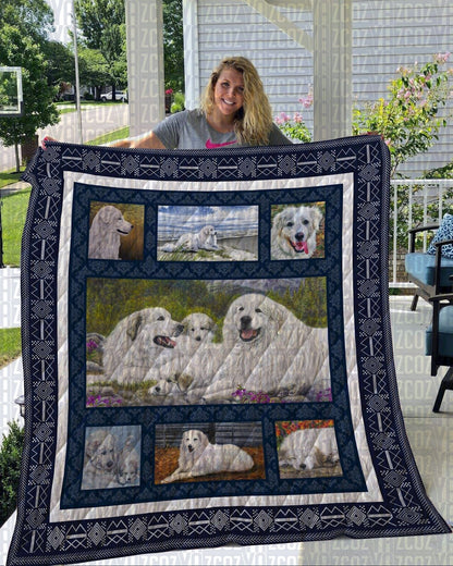 Great Pyrenees CL20110210MDQ Quilt Blanket