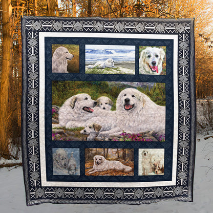 Great Pyrenees CL20110210MDQ Quilt Blanket