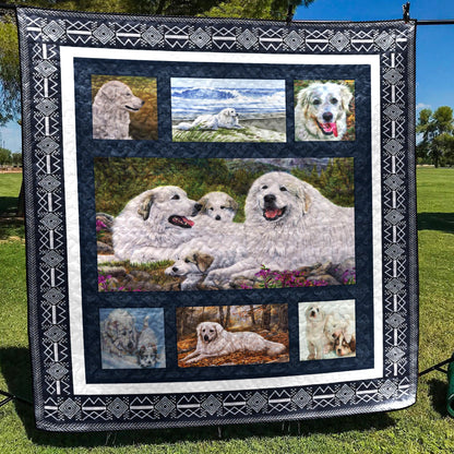 Great Pyrenees CL20110210MDQ Quilt Blanket