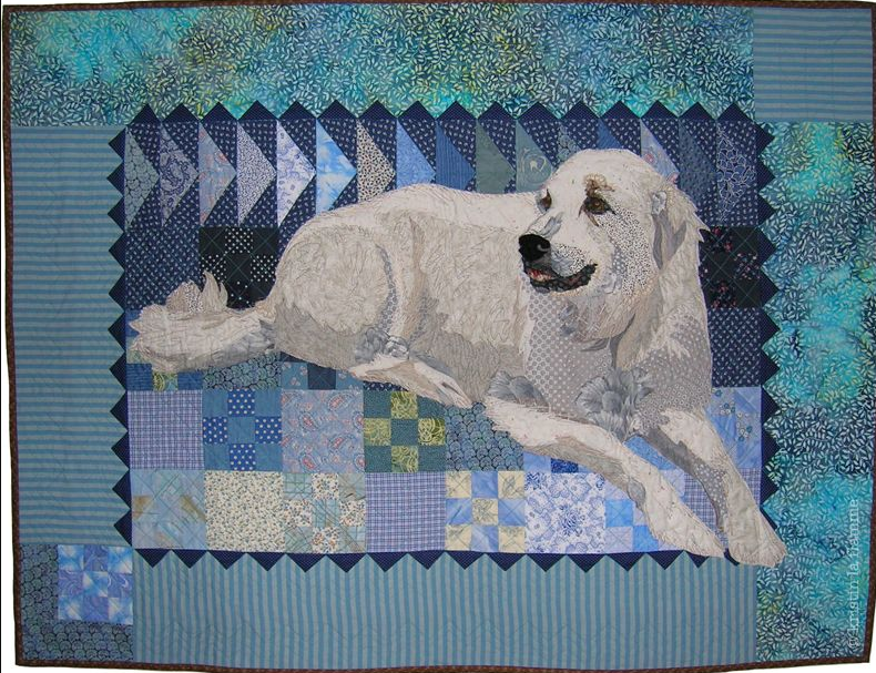 Great Pyrenees CLM0211258 Quilt Blanket