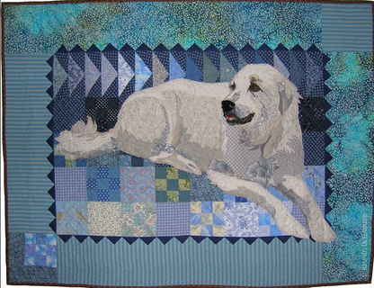 Great Pyrenees CLM0211258 Quilt Blanket