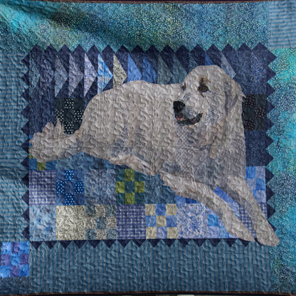 Great Pyrenees CLM0211258 Quilt Blanket