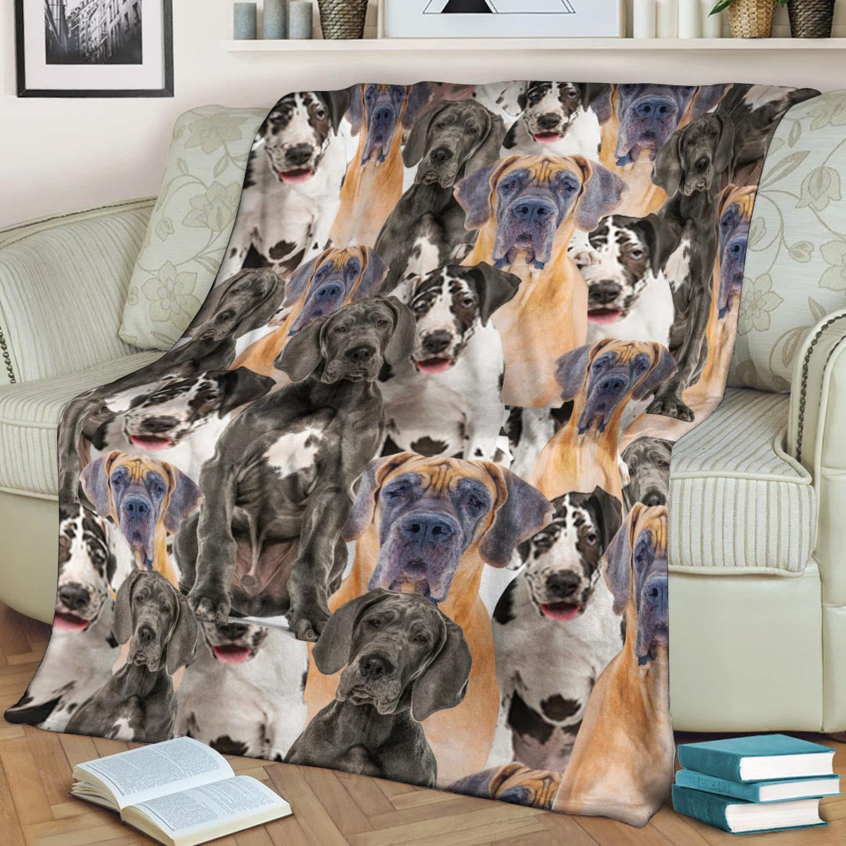 Great Dane CL1208133MD Sherpa Fleece Blanket