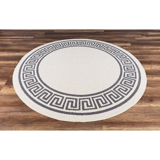 Greek Key CLA1610253RR Round Area Rug
