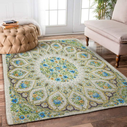 Green Flower Garden HM2211092M Rug
