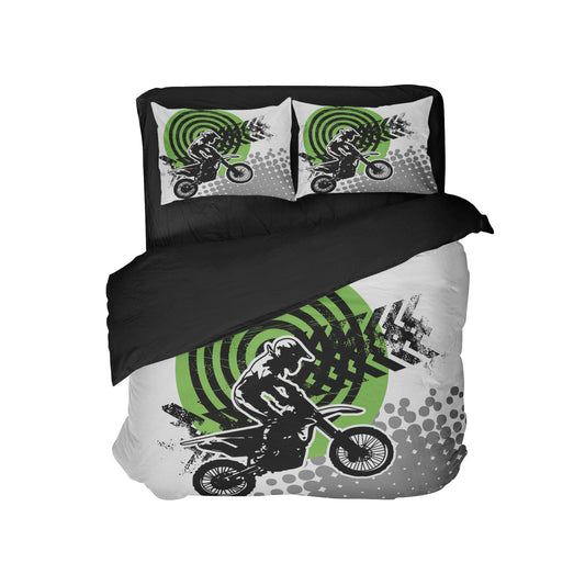 Green Mx Rider Motocross CL11100109MDB Bedding Sets