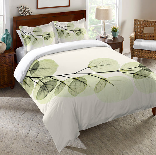 Green Xray Of Eucalyptus Leaves CLA2609092B Bedding Sets
