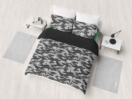 Grey Camouflage CLH1010205B Bedding Sets