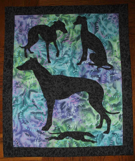 Greyhound CLM210620 Quilt Blanket