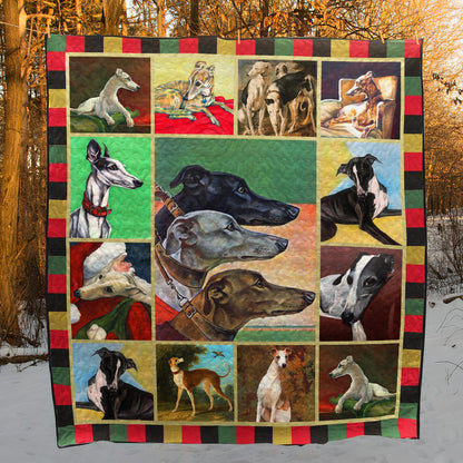 Greyhound YH3010309 Quilt Blanket