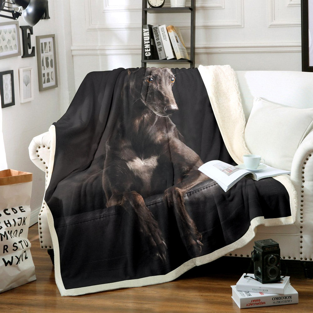 Greyhound CG1911068TT Sherpa Fleece Blanket