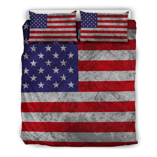 Grunge American Flag Patriotic CL16100375MDB Bedding Sets