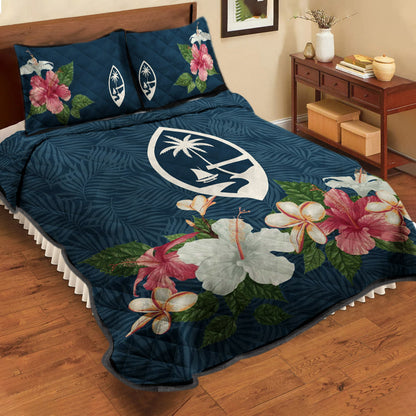 Guam Seal Vintage Hibiscus CLM1511210B Quilt Bedding Set
