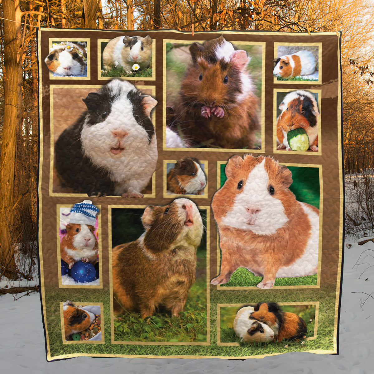 Guinea Pig CLM1511243 Quilt Blanket