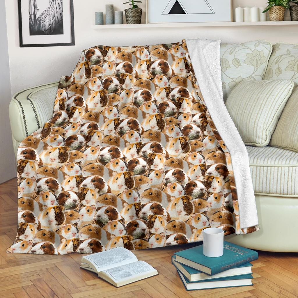 Guinea Pig CLM0712281S Sherpa Fleece Blanket