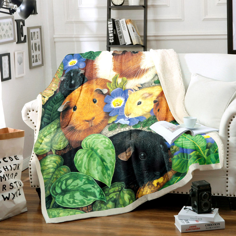 Guinea Pig TN3010057TT Sherpa Fleece Blanket