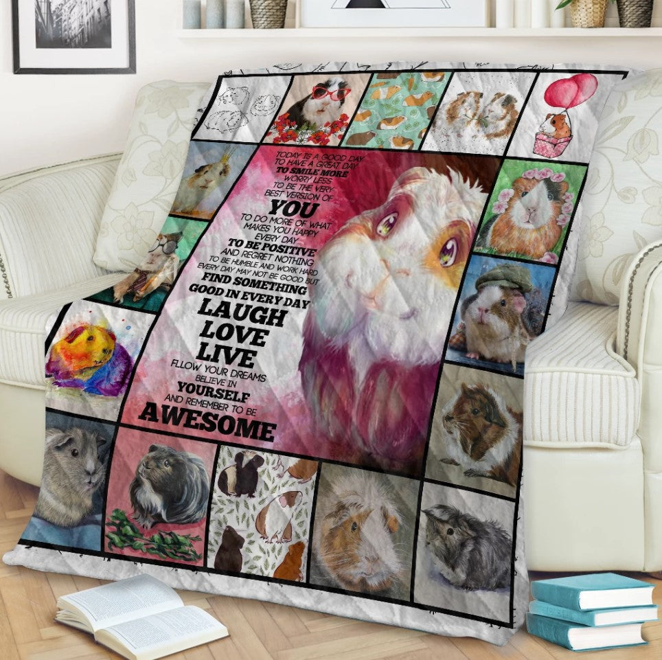 Guinea Pigs CLM1112201S Sherpa Fleece Blanket