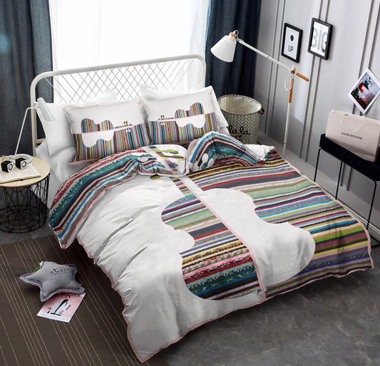 Guitar Fabric HM050826B Bedding Sets