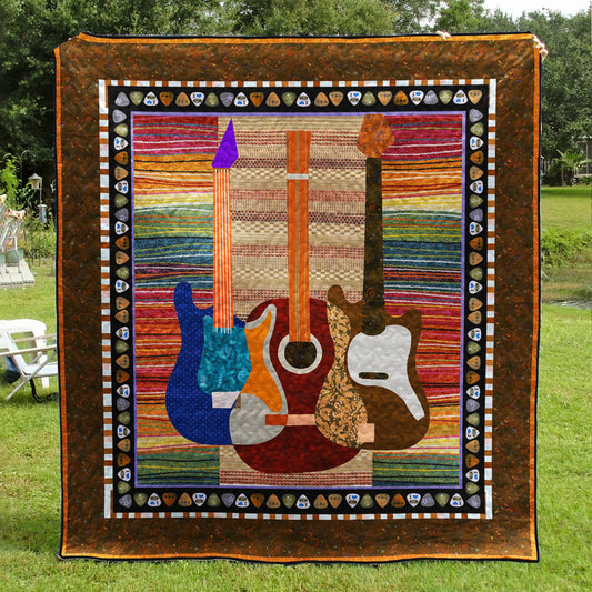 Guitar Quilt Blanket TL08032301BL