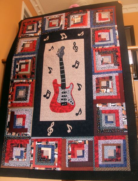 Guitar CLM190643 Quilt Blanket