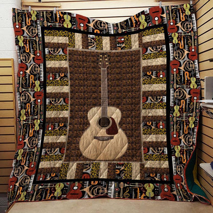 Guitar CLP270641 Quilt Blanket