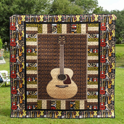 Guitar CLP270641 Quilt Blanket